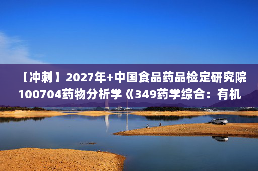 【冲刺】2027年中国食品药品检定研究院100704药物分析学《349药学综合：有机化学》考研冲刺模拟五套题及参考答案